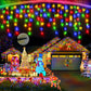 Instalatie de Craciun, Tip Turturi, 8 Jocuri de Lumini, Interior sau Exterior, 8m x 0.6m, Multicolor