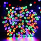 Instalatie De Craciun, Tip Sirag, Pentru Interior sau Exterior, 8 Jocuri de Lumini, Multicolor, 800 LED, 72 m