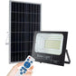 PACHET PROMOTIONAL: Proiector LED Cu Panou Solar VELORA, 100W, Control Prin Telecomanda, Senzor Crepuscular + Accesorii