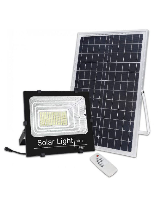 Proiector Solar LED SMD 10W, Cu Panou Solar si Telecomanda