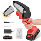 REDUCEREA ZILEI: Mini Fierastrau Electric Cu Acumulator + 1x Lant + 1x Lama de 15cm
