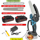 PACHET PROMO: Mini Fierastrau Electric Cu 2x Acumulatori + 1x Lant + 1x Lama, 6 Inch + Incarcator