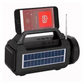 Boxa Portabila cu Radio FM, Lanterna, Incarcare Solara sau La Curent, Lumini RGB, Suport Card, Port USB