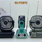 Ventilator Puternic Portabil Cu Incarcare Solara Si Radio FM