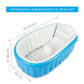 PACHET PROMO:  Piscina Gonflabila Premium 115x 82x 33 cm + Cadita Gonflabila Bebelusi 0–36 luni + Pompa Electrica+Ventilator Arctic Cool