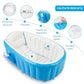 PACHET PROMO:  Piscina Gonflabila Premium 115x 82x 33 cm + Cadita Gonflabila Bebelusi 0–36 luni + Pompa Electrica+Ventilator Arctic Cool