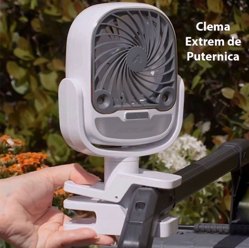 Mini Racitor Portabil Cu Apa Si Gheta Arctic Cool 360° Ideal Pentru Cort, Carucior Bebe