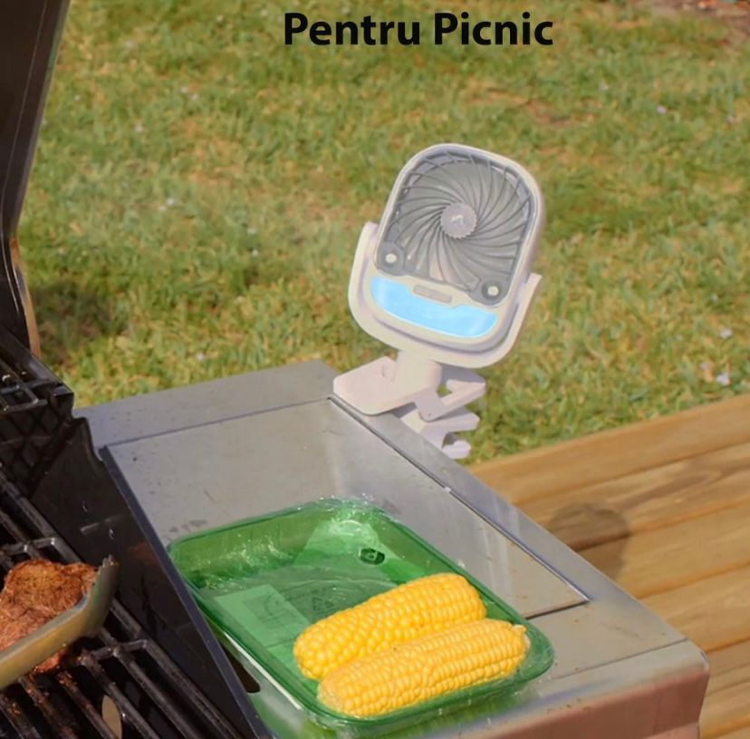 Mini Racitor Portabil Cu Apa Si Gheta Arctic Cool 360° Ideal Pentru Cort, Carucior Bebe