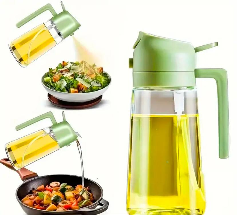 1+1 GRATIS: Recipient Presurizat Pentru Ulei Cu Pulverizare Fina, 300 ml