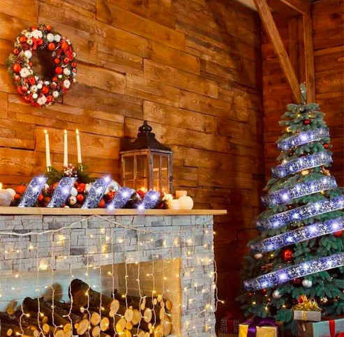 1+1 Gratis: Panglica LED Decorativa – Cu Alimentare Pe Baterii, Lumina Calda Eleganta