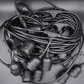 Cablu Pentru Ghirlanda, 10 m Lungime, Cauciucat si Rezistent, 10 Becuri E27, Interconectabil, Protectie IP54, Pentru Interior si Exterior
