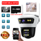 Camera Smart Jortan, Conexiune Wifi, 2 Lentile, Vizualizare Live In Aplicatie, Interior/Exterior, IP66 Protectie + CARD 32GB CADOU