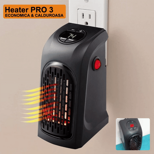 Aeroterma Heater Pro 3 portabila, economica si calduroasa de 350W