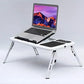 Masa laptop E-Table, 2 ventilatoare, USB, mouse pad, 285 x 316 x 36 mm