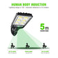 Lampa Stradala Cu Incarcare Solara Si Senzor De Miscare + Telecomanda, 160 LED-uri COB
